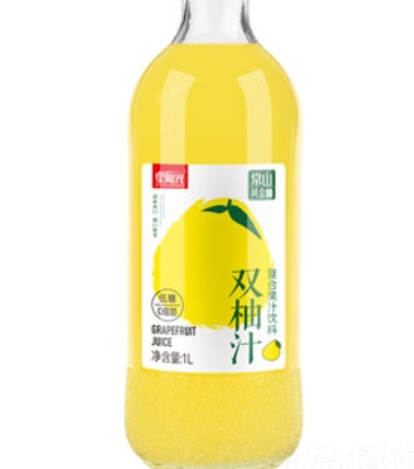 雙柚汁復(fù)合果汁飲料1L（瓶）OEM代加工