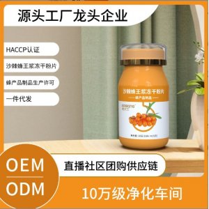 沙棘蜂王漿凍干粉含片60片OEM代加工