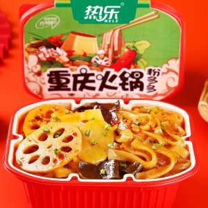 熱樂粉多多自熱火鍋麻辣300克OEM代加工