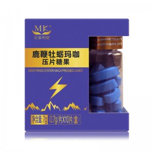 跨境牡蠣肽片定制男性滋補鹿鞭瑪卡牡蠣肽人參壓片糖果oem代加工