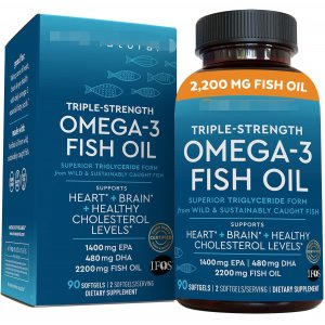 O-mega 3 Fish Oil魚(yú)油跨境工廠非Viva Naturals亞馬遜一件代發(fā)