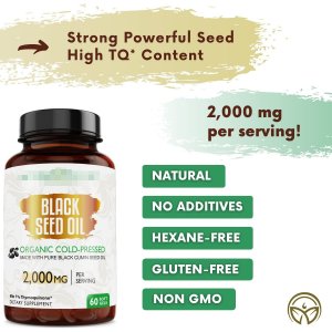 Black Seed oil有機(jī)黑籽油膠囊非Mother Nature貼 牌O EM美國(guó)跨境