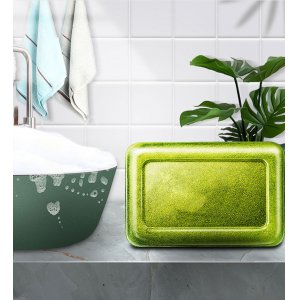 批發(fā)小綠皂除嫩膚清爽控油潔面抑菌皂去痘痘螨海鹽皂