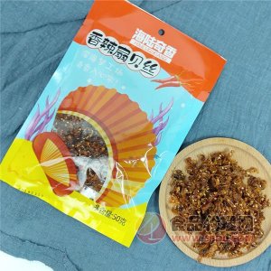 海陸奇香香辣扇貝絲50g代加工