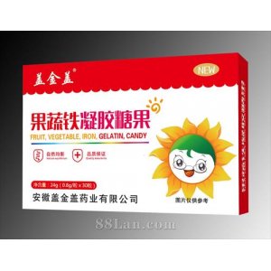 果蔬鐵凝膠糖果OEM代加工