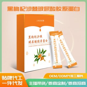 黑枸杞沙棘玻尿酸膠原蛋白飲廠家批發(fā) 膠原蛋白粉支持定制代加工一件代發(fā)