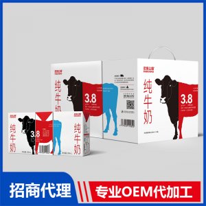 尼諾公園純牛奶3.8蛋白代理批發(fā) 純牛奶OEM代加工源頭工廠