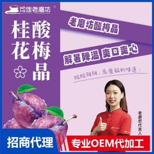 桂花酸梅晶OEM代加工 酸梅晶貼牌定制