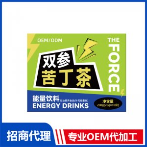 苦丁茶雙參能量飲OEM貼牌代加工 運(yùn)動營養(yǎng)產(chǎn)品貼牌定制源頭工廠