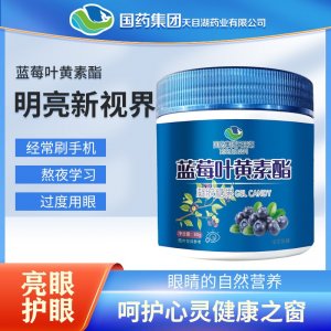 藍莓葉黃素酯凝膠糖果OEM/ODM貼牌代加工批發(fā)定制源頭廠家