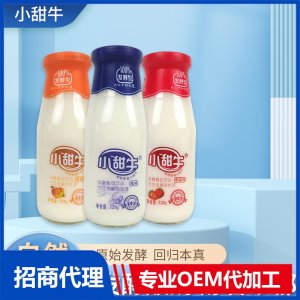 玻璃瓶發(fā)酵酸奶OEM代加工 酸奶貼牌定制源頭工廠