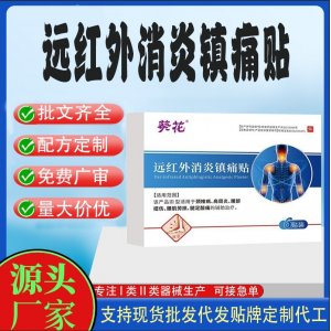 遠(yuǎn)紅外消炎鎮(zhèn)痛貼定制代工 貼劑支持現(xiàn)貨批發(fā)貼牌代加工