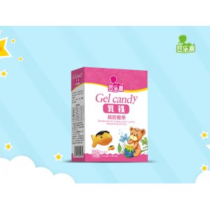 乳鐵凝膠糖果 紙盒裝OEM/ODM貼牌代加工批發(fā)定制