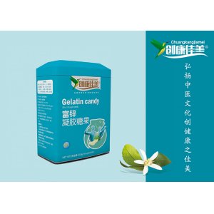 富鋅凝膠糖果 豎版鐵盒裝OEM/ODM貼牌代加工批發(fā)定制