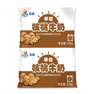 三邊核桃酸奶 袋裝 OEM/ODM貼牌代加工批發(fā)定制源頭廠家